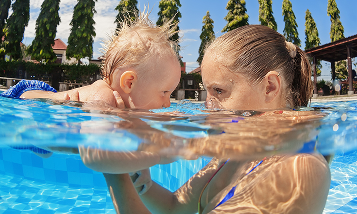 Baby Swimming And Parents