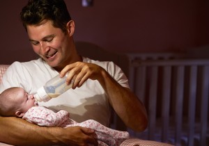 Will giving formula or solids at night help baby to sleep better?