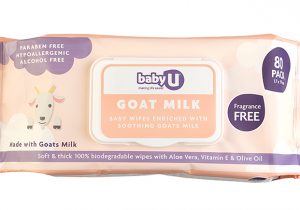 babyU Goat Milk Baby Wipes Review