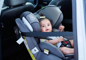 When can I move my baby from a rear-facing car seat?