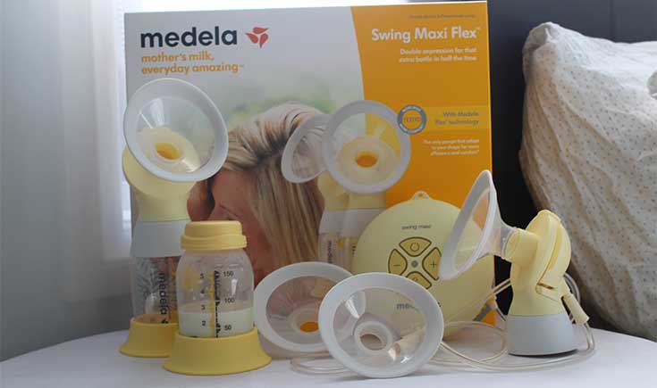 Medela Swing Maxi Double Electric Breast Pump with Lactation Class