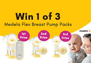 Win 1 of 3 Amazing - Flex Breast pumps from Medela!
