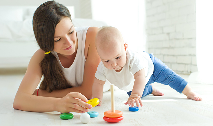 How playing with your baby improves your day