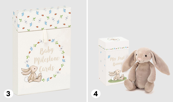 JELLYCAT Jellycat Bashful Bunny Baby's First Photo Cards