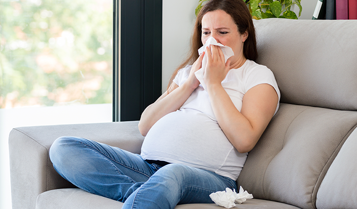 Coping with hay fever during pregnancy