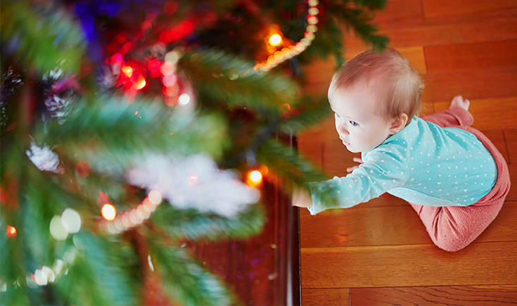 Top Tips to baby-proof the Christmas tree