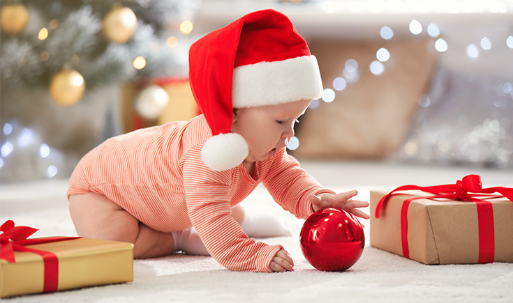 What babies really want for their first Christmas