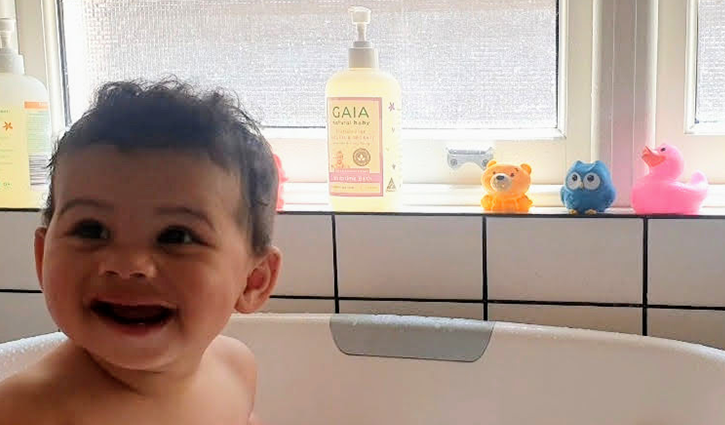 GAIA Natural Baby Sleeptime Bath Real Mum Review Dee