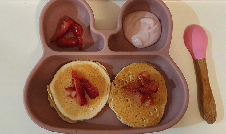 4 Ingredient Pancakes for Baby – 6+ months