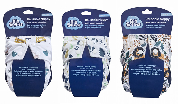 Big Softie Reusable Nappy with Insert Absorber