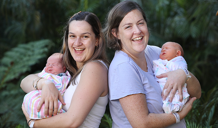 Brisbane women share unforgettable birth stories amongst floods