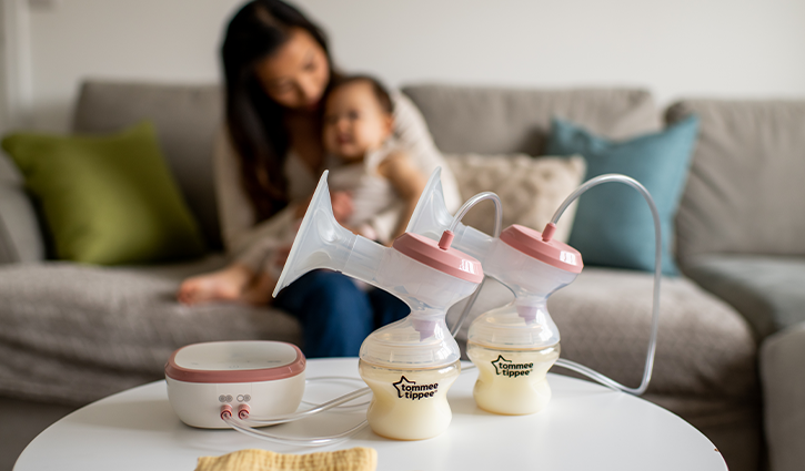Tommee Tippee Made For Me Double Electric Breast Pump - New Look! - Newborn  Baby