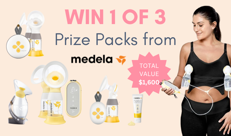 WIN 1 of 3 Medela Breastfeeding and Nursing Prize Packs