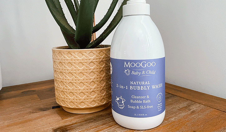 MooGoo 2-in-1 Bubbly Wash mum review