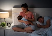 The Benefits of Breastfeeding to Sleep