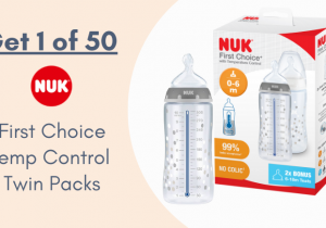Get 1 of 50 FREE NUK First Choice Temp Control Twin Packs