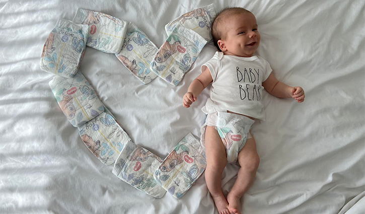Huggies newborn nappies mum review by Jess