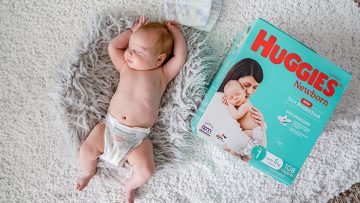 Huggies Newborn and Infant Zinc Enriched Nappies